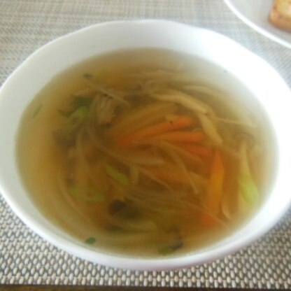 野菜たっぷりでいただきました。
とてもおいしいスープですね。(*^▽^*)
又ぜひリピしたいです。ごちそうさま♡